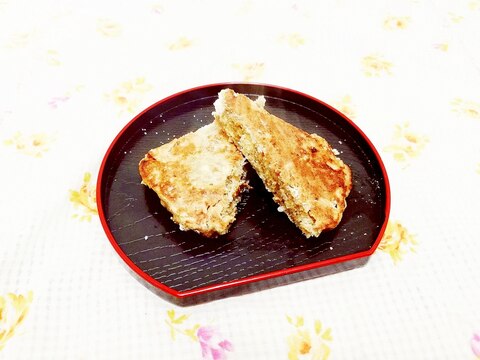 韃靼そば茶入り♪蕎麦粉とおからのバナナケーキ